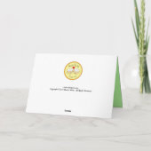 Sandy Claws Crab Santa Christmas Card Karte (Rückseite)