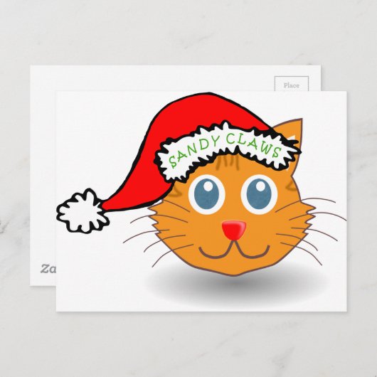 Sandy Claws Postkarte (Vorne/Hinten)