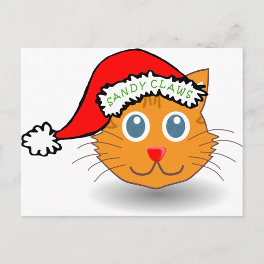 Sandy Claws Postkarte (Vorderseite)