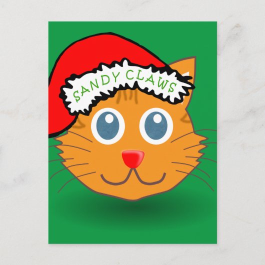 Sandy Claws Postkarte (Vorderseite)