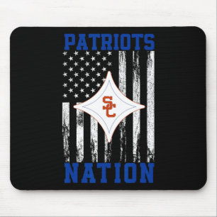 Sandy Creek Patriots Logo Nation Hs Mousepad
