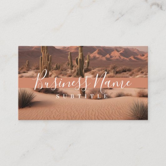 Sandy Derset Boho Business Card Visitenkarte (Vorderseite)