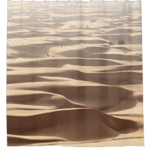 Sandy Desert Road Dunes Duschvorhang