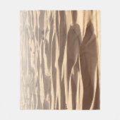 Sandy Desert Road Dunes Fleecedecke (Vorderseite)