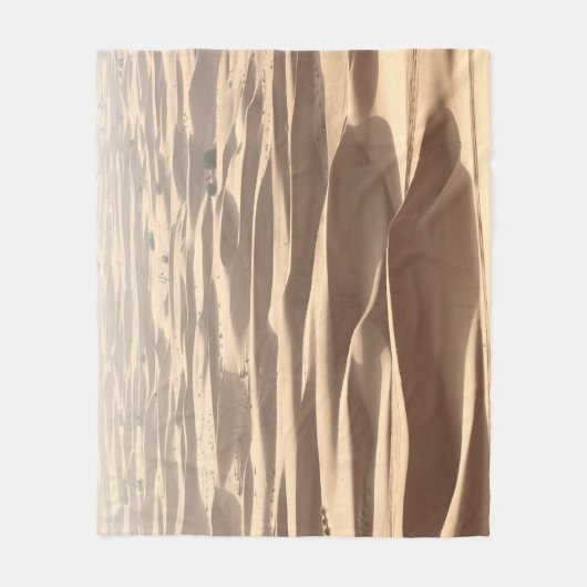 Sandy Desert Road Dunes Fleecedecke (Vorderseite)