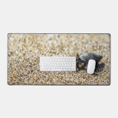Sandy Desk Crab Desk Mat Schreibtischunterlage (Tastatur & Maus)