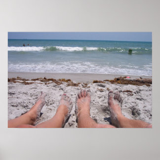 Sandy Feet Poster
