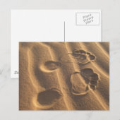 SANDY FEET POSTKARTE (Vorne/Hinten)