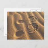 SANDY FEET POSTKARTE (Vorne/Hinten)