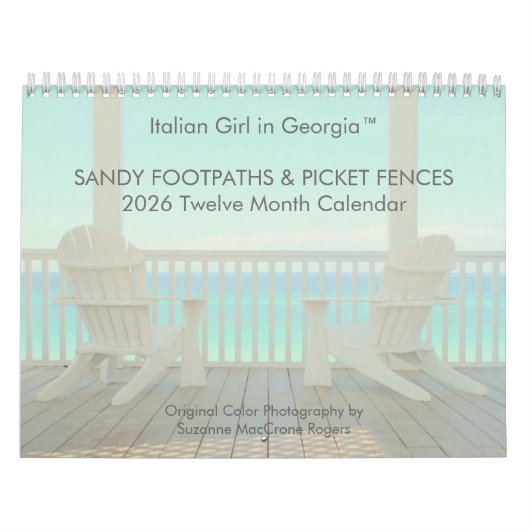 Sandy Footpaths & Picket Fences - 2026 Calendar Kalender (Titelbild)