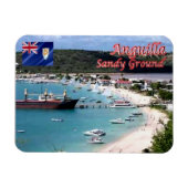 Sandy Ground - Anguilla - Magnet (Horizontal)