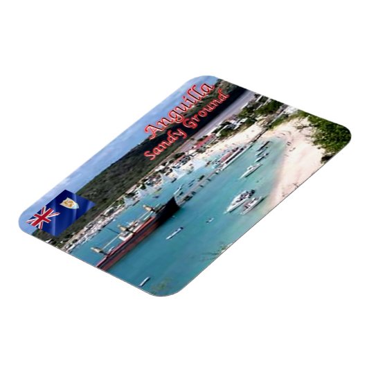 Sandy Ground - Anguilla - Magnet (Linke Seite)