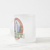 Sandy-Haken-Leuchtturm Mattglastasse (Vorderseite Links)