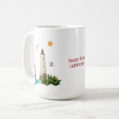 Sandy-Haken-Leuchtturm-Tasse Kaffeetasse (Vorderseite Links)