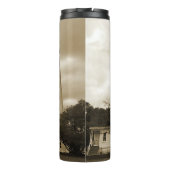 Sandy-Haken-Leuchtturm Thermosbecher (Rückseite)