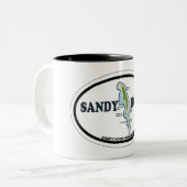 Sandy-Haken Zweifarbige Tasse (Vorderseite Links)