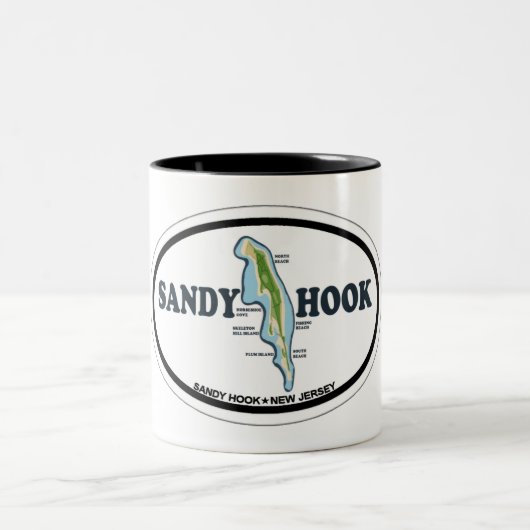 Sandy-Haken Zweifarbige Tasse (Mittel)
