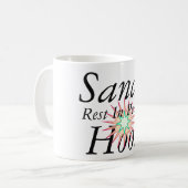 Sandy Hook Erholung in Peace ! Kaffeetasse (Vorderseite Links)