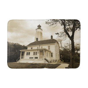 Sandy Hook Leuchtturm Badematte
