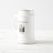 Sandy Hook Leuchtturm Bierglas (Vorderseite Links)