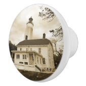 Sandy Hook Leuchtturm Keramikknauf (Rechts)