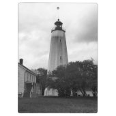 Sandy Hook Leuchtturm Klemmbrett (Rückseite)