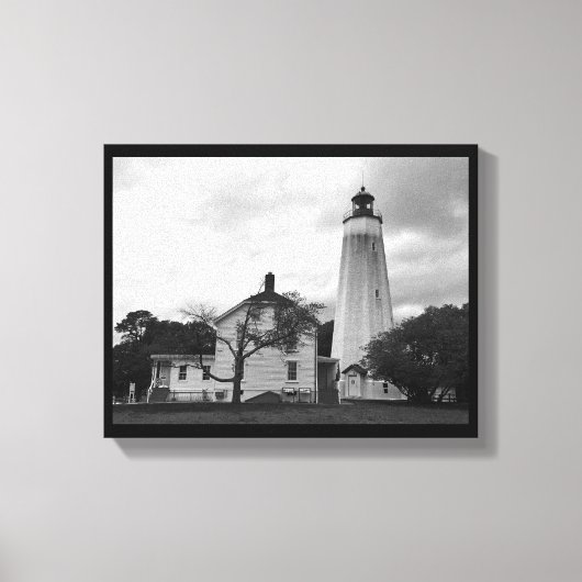 Sandy Hook Leuchtturm Leinwanddruck (Vorderseite)