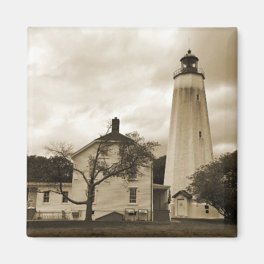 Sandy Hook Leuchtturm Magnet (Vorne)