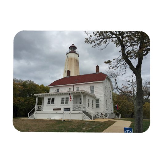 Sandy Hook Leuchtturm Magnet (Horizontal)