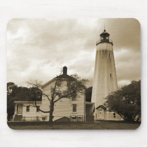 Sandy Hook Leuchtturm Mousepad