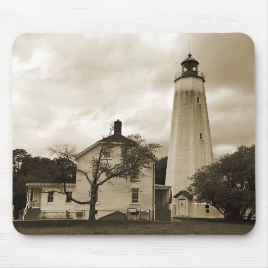 Sandy Hook Leuchtturm Mousepad (Vorne)