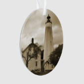 Sandy Hook Leuchtturm Ornament (Vorderseite)