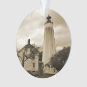 Sandy Hook Leuchtturm Ornament (Vorderseite)