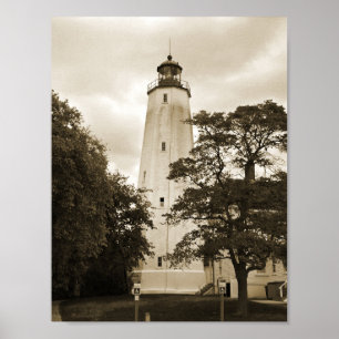 Sandy Hook Leuchtturm Poster