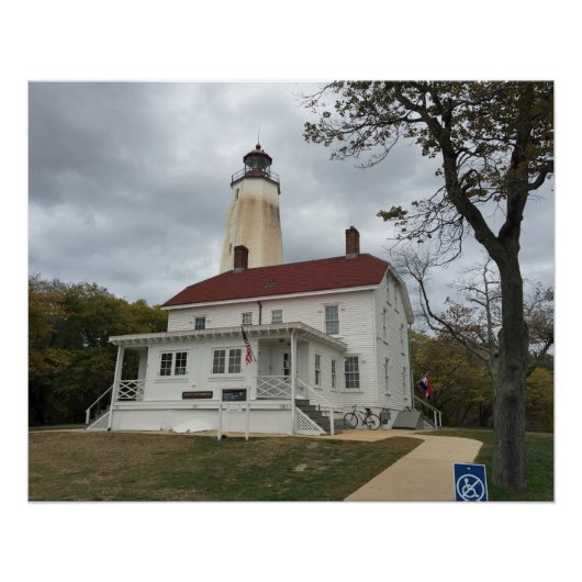 Sandy Hook Leuchtturm Poster (Vorderseite)