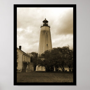 Sandy Hook Leuchtturm Poster