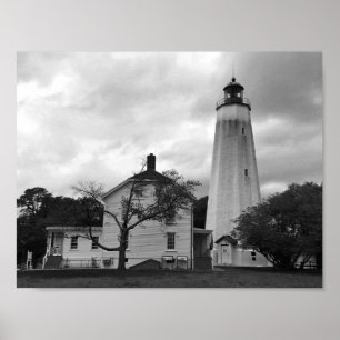 Sandy Hook Leuchtturm Poster