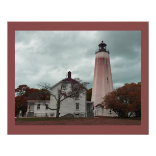 Sandy Hook Leuchtturm Poster