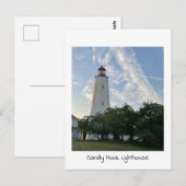 Sandy Hook Leuchtturm Postkarte (Vorne/Hinten)