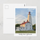 Sandy Hook Leuchtturm Postkarte (Vorne/Hinten)
