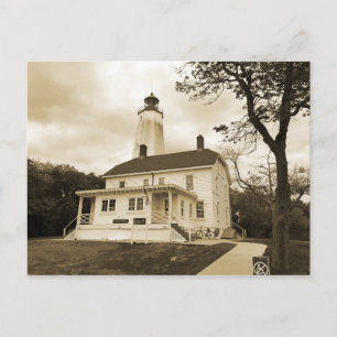 Sandy Hook Leuchtturm Postkarte