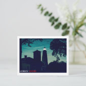 Sandy Hook Light. Postkarte (Stehend Vorderseite)