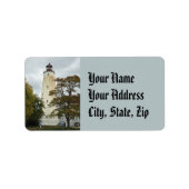 Sandy Hook Lighthouse Adressaufkleber (Vorne)