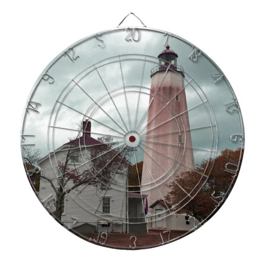 Sandy Hook Lighthouse Dartscheibe (vorne)