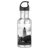 Sandy Hook Lighthouse Edelstahlflasche (Vorderseite)