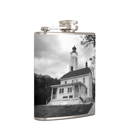 Sandy Hook Lighthouse Flachmann (Rechts)