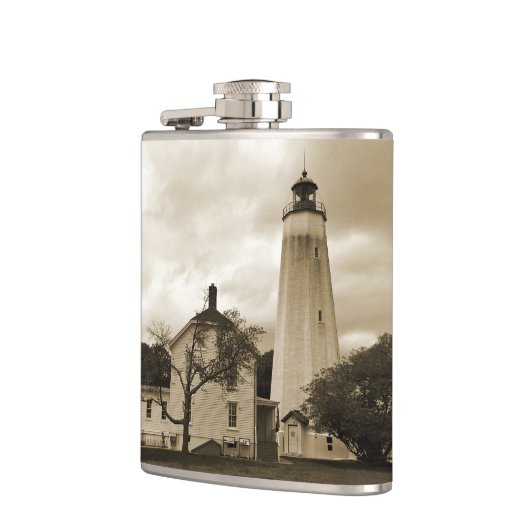 Sandy Hook Lighthouse Flachmann (Links)