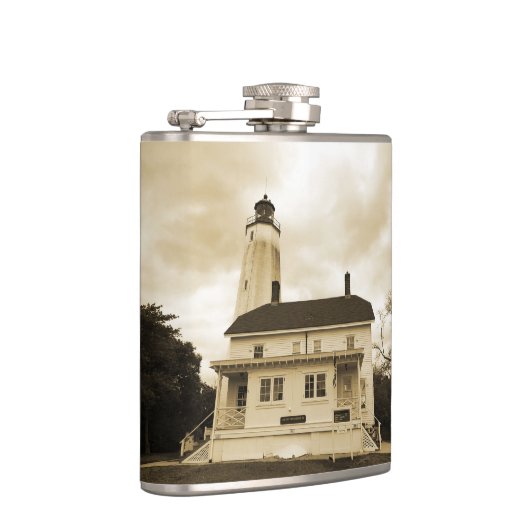 Sandy Hook Lighthouse Flachmann (Rechts)