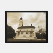 Sandy Hook Lighthouse Fußmatte (Vorderseite)