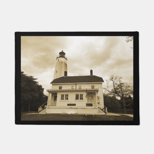Sandy Hook Lighthouse Fußmatte (Vorderseite)